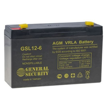 Аккумулятор GSL  6v 12ah купить за 2&nbsp;220 руб. в Новосибирске