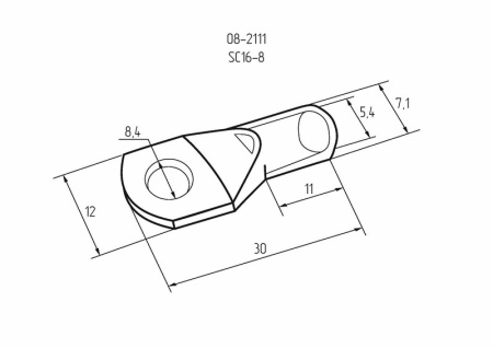 НАКОНЕЧНИК КОЛЬЦЕВОЙ 11мм x D5.4мм  REXANT купить за 15 руб. в Новосибирске