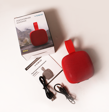 Колонка VIKEND Bike R, 5Вт, 1200мАч, IPX6, hands free, сопряжение, AUX, TF купить за 0 руб. в Новосибирске