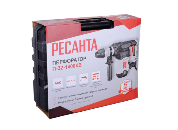 Перфоратор П-32-1400КВ Ресанта, 75/3/6 купить за 9&nbsp;390 руб. в Новосибирске
