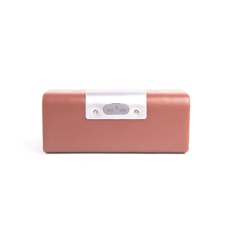 Колонка Атом BS-07, 2*6Вт, 4000мАч, hands free, сопряжение, иск. кожа, 14011 купить за 0 руб. в Новосибирске