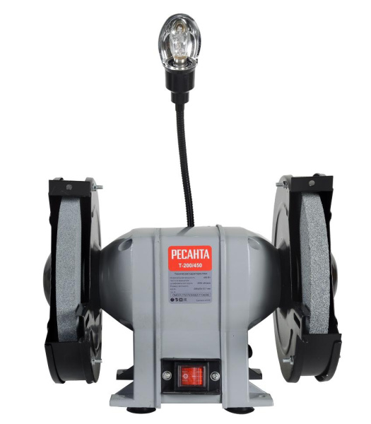 Точильный станок Т-200/450 Ресанта, 75/7/3 купить за 7 290 руб. в Новосибирске