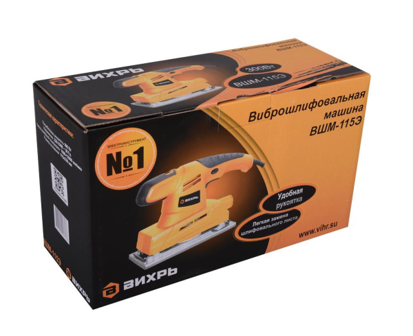 Виброшлифовальная машина "ВИХРЬ" ВШМ-115Э, 300Вт, 72/6/3 купить за 0 руб. в Новосибирске
