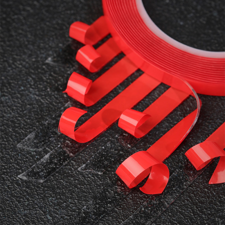 Двухсторонний скотч, прозрачный на 100% акриловой основе 9 мм (ролик 5 м) REXANT (3М технология, 130 градусов) купить за 207 руб. в Новосибирске