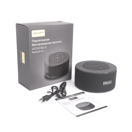 Колонка Атом BS-11, 4*3Вт, 2500мАч, hands free, сопряжение, 14015 купить за 0 руб. в Новосибирске