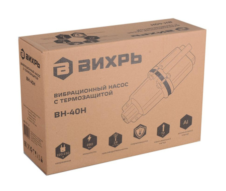 Вибрационный насос ВН-40Н Вихрь, нижний забор, 68/8/12 купить за 3&nbsp;433 руб. в Новосибирске