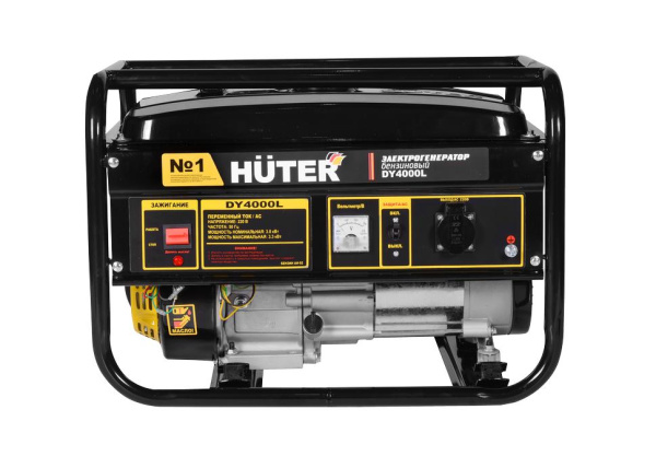 Генератор бензиновый Huter DY4000L ( генератор 3,3 кВт ) 64/1/21 купить за 26&nbsp;989 руб. в Новосибирске