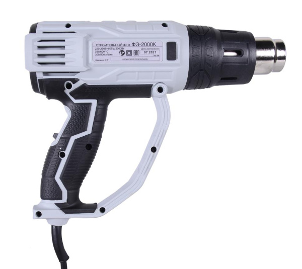 Строительный фен ФЭ-2000К Ресанта, кейс, насадки, 75/2/1 купить за 2 890 руб. в Новосибирске