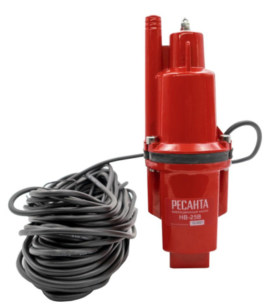 Вибрационный насос НВ-25В Ресанта, верхний забор, 77/8/5 купить за 2&nbsp;690 руб. в Новосибирске