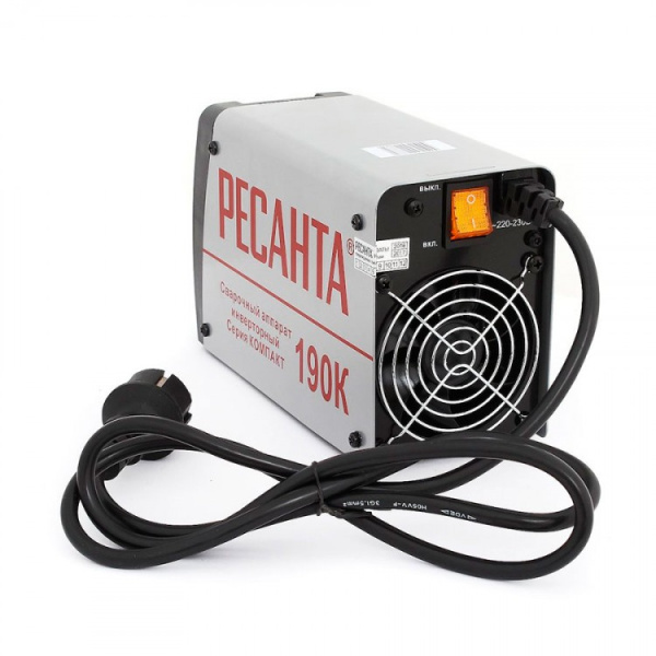 Сварочный инвертор РЕСАНТА САИ 190К, компакт, 65/36 купить за 8&nbsp;431 руб. в Новосибирске