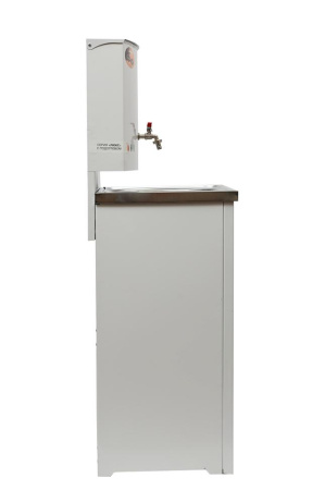 Умывальник дачный, с подогревом, нержавеющая мойка, цвет белый 74/4/1 купить за 6 590 руб. в Новосибирске