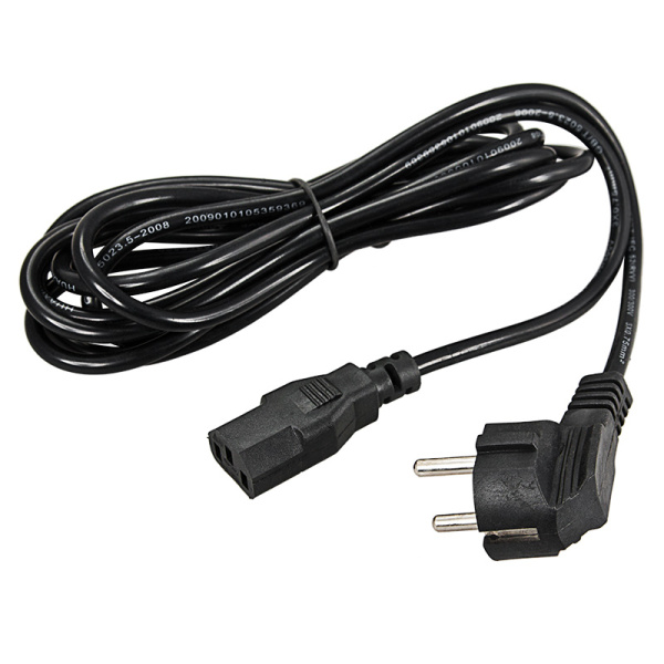 Шнур сетевой  Евро  0.75мм²  1.8М  (PE)  (с заземлением)  REXANT купить за 489 руб. в Новосибирске