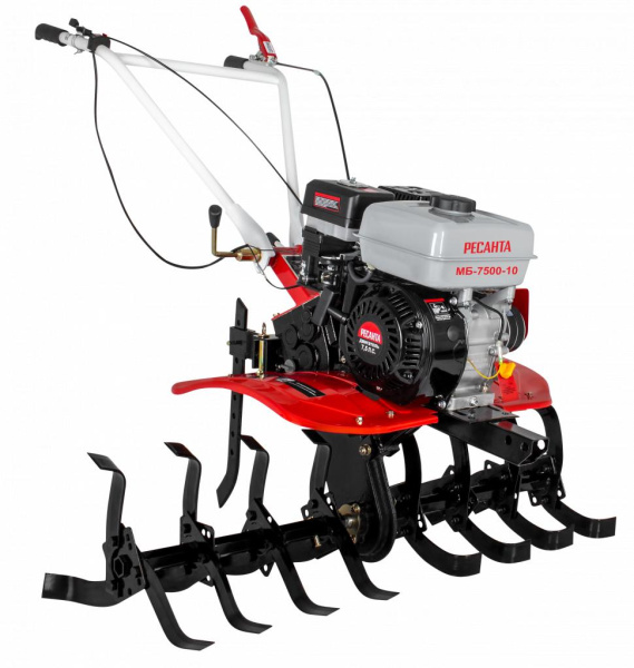 Мотокультиватор МБ-7500P-10 Ресанта (мотоблок), 70/5/38 купить за 50 412 руб. в Новосибирске