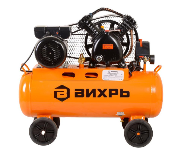 Компрессор воздушный КМП-400/50Р Вихрь, 74/3/10 ременный купить за 35 190 руб. в Новосибирске