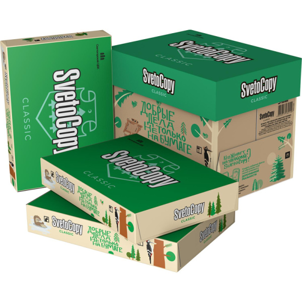 Бумага SvetoCopy (А4, марка С, 80 г/кв.м, 500 л) НСК, 64874 купить за 357 руб. в Новосибирске