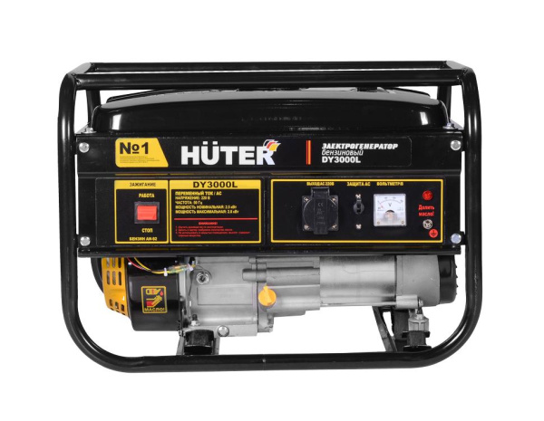 Генератор бензиновый Huter DY3000L ( генератор 2,8 кВт ) 64/1/4 купить за 22&nbsp;211 руб. в Новосибирске