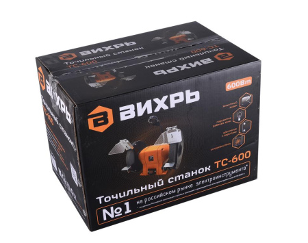 Точильный станок ТС-600 Вихрь, 72/7/4 купить за 10&nbsp;123 руб. в Новосибирске