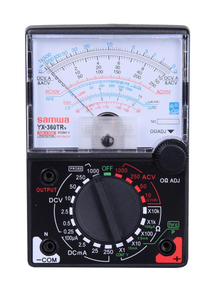Мультиметр  YX-360 TRn,  61/10/220 (стрелочный) купить за 1&nbsp;184 руб. в Новосибирске