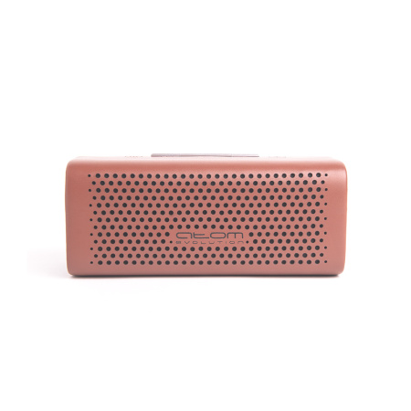 Колонка Атом BS-07, 2*6Вт, 4000мАч, hands free, сопряжение, иск. кожа, 14011 купить за 0 руб. в Новосибирске