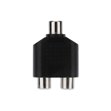 ПЕРЕХОДНИК  1x гнездо RCA  <-->  2x гнездо RCA  REXANT купить за 24 руб. в Новосибирске