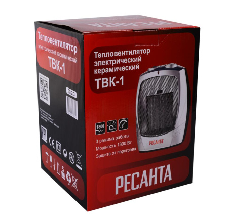 Тепловентилятор ТВК-1 Ресанта, 67/2/3 купить за 1&nbsp;990 руб. в Новосибирске