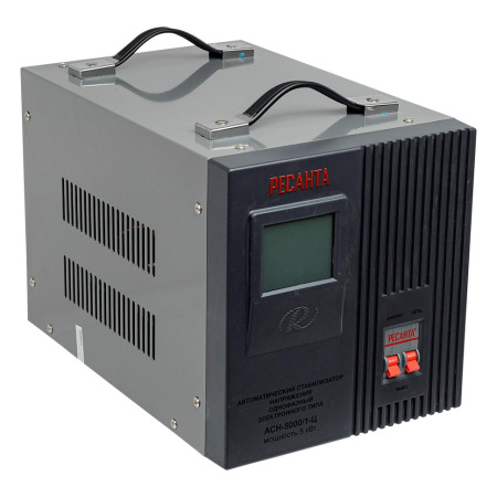 Стабилизатор напряжения АСН-5000/1-Ц Ресанта, 5 кВт, 63/6/6 купить за 10&nbsp;190 руб. в Новосибирске