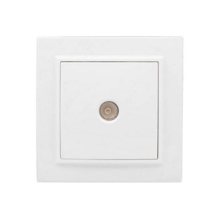 Розетка ТВ CLASSICO  белая 2027  , шт купить за 95 руб. в Новосибирске