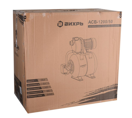 Насосная станция АСВ-1200/50 Вихрь, 68/1/4 купить за 15 490 руб. в Новосибирске