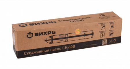 Скважинный насос СН-60B Вихрь, винтовой, 68/3/8 купить за 6&nbsp;323 руб. в Новосибирске