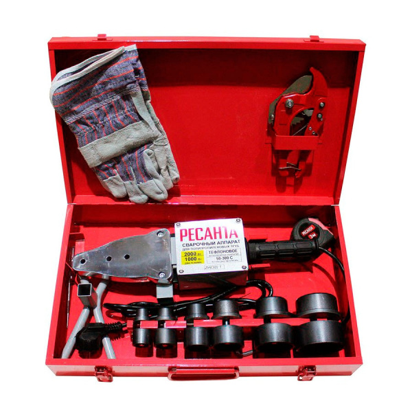 Аппарат для сварки ПВХ труб АСПТ-2000 "РЕСАНТА", 65/55 купить за 4&nbsp;317 руб. в Новосибирске