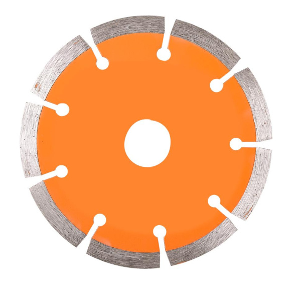 Диск алмазный отрезной сегментный 125х22,2 мм,сухая резка 73/10/3/2 "ВИХРЬ" купить за 349 руб. в Новосибирске