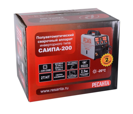 Сварочный полуавтомат САИПА-200 РЕСАНТА, 65/9 купить за 25&nbsp;494 руб. в Новосибирске