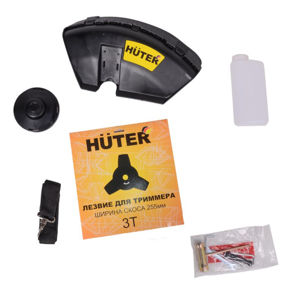 Бензиновый триммер Huter GGT-1500T (2-х тактный, 1500Вт, Леска/нож, бензин АИ-92 + Масло, 6 кг), 70/2/9 купить за 10&nbsp;211 руб. в Новосибирске