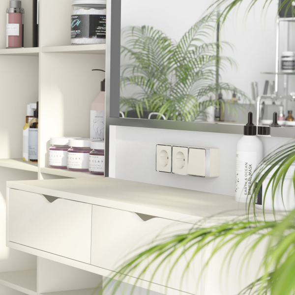 Выключатель одноклавишный Gallant (слоновая кость), W5010003 купить за 358 руб. в Новосибирске