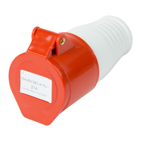Розетка 214 переносная 3Р+РЕ  16А  380В  IP44 SQ0603-0011 купить за 409 руб. в Новосибирске