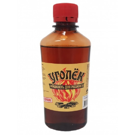 Средство для розжига "Уголёк" 0,25л/48  БЕЗ ЗАПАХА  Экологически чистый продукт купить за 167 руб. в Новосибирске