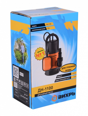 Дренажный насос ДН-1100 Вихрь, 68/2/7 купить за 4&nbsp;390 руб. в Новосибирске