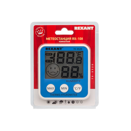 Метеостанция комнатная REXANT rx-108 купить за 873 руб. в Новосибирске