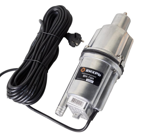 Вибрационный насос ВН-15Н Вихрь, нижний забор, 68/8/6 купить за 2&nbsp;433 руб. в Новосибирске