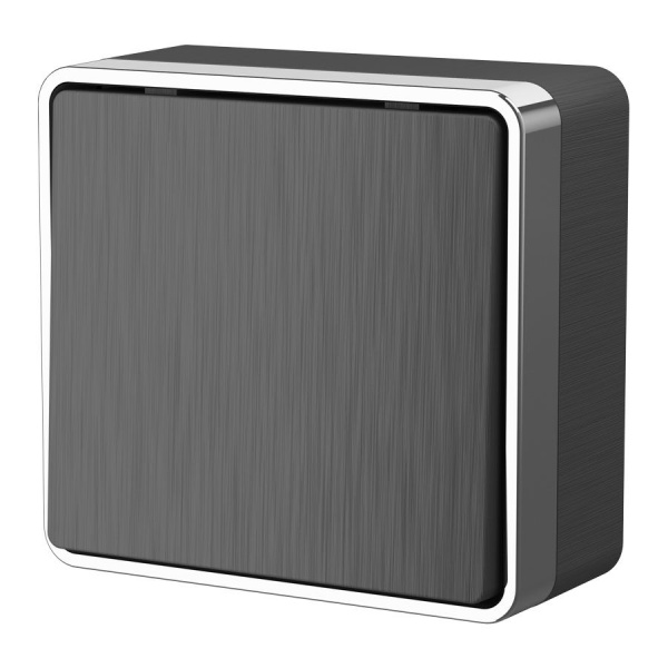 Выключатель 1-клавишный Gallant (графит рифленый) / WL15-01-01 / W5010004, WERKEL купить за 544 руб. в Новосибирске