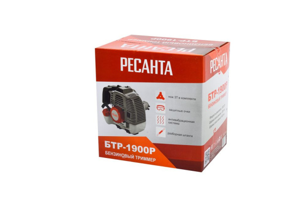Бензиновый триммер БТР-1900Р Ресанта (с антивибрационной системой), 70/2/38 купить за 10 090 руб. в Новосибирске