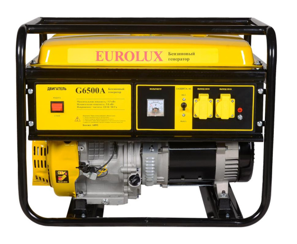 Электрогенератор Eurolux G6500A, 5500Вт, 64/1/42 купить за 39&nbsp;362 руб. в Новосибирске