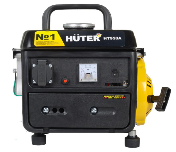 Генератор бензиновый Huter HT950A, 64/1/1, двухтактный купить за 14&nbsp;100 руб. в Новосибирске