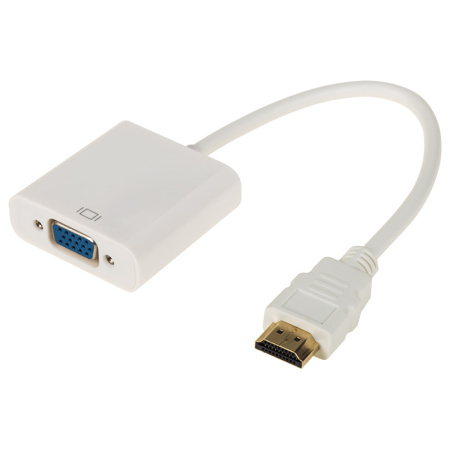 Переходник штекер HDMI - гнездо VGA, провод + шнур стерео 3,5 мм с питанием  REXANT купить за 0 руб. в Новосибирске