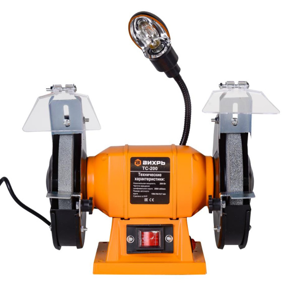 Точильный станок ТС-200 Вихрь, 72/7/2 купить за 3 790 руб. в Новосибирске