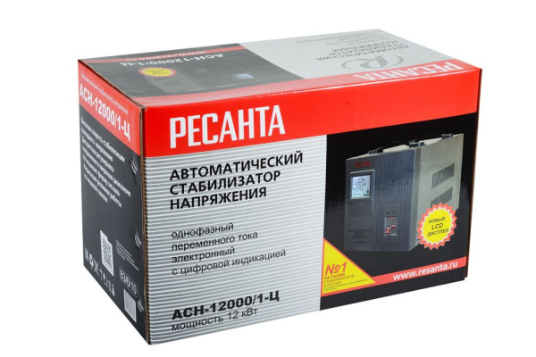 Стабилизатор напряжения АСН-12000/1-Ц Ресанта ( стабилизатор 12000 ) 63/6/10 купить за 21&nbsp;290 руб. в Новосибирске