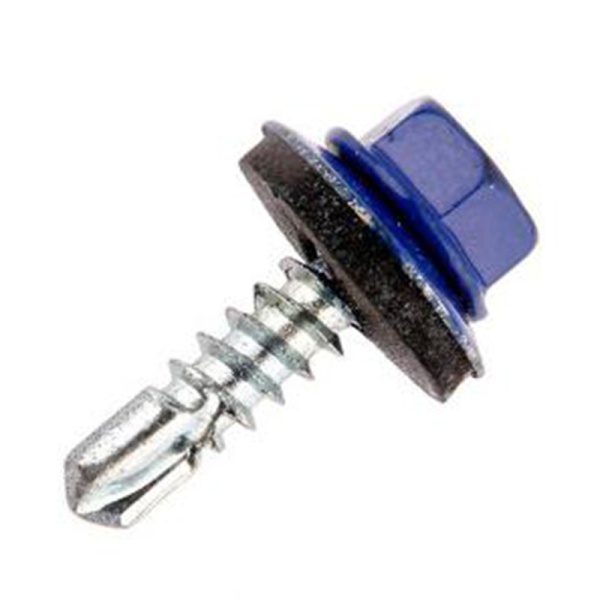 Саморез кровельный RAL-5002 ZP 5,5х19 (250 шт), тов-191891 (тёмно-синий) купить за 6 руб. в Новосибирске