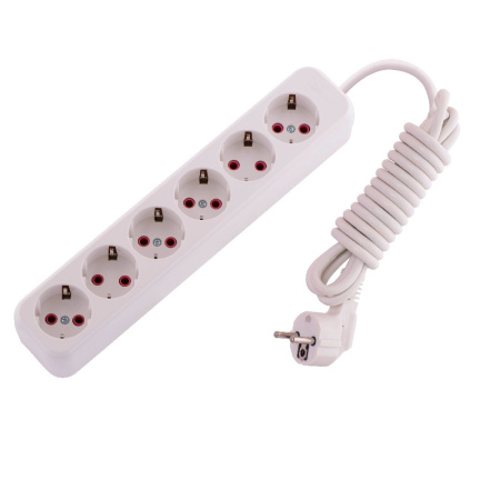 720-0603-601 LILA Удлинитель с/з 6 вх. 3 м. (3500Вт) купить за 1 056 руб. в Новосибирске