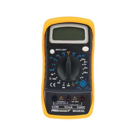 Универсальный мультиметр MAS830L(DT850L) Proconnect купить за 0 руб. в Новосибирске