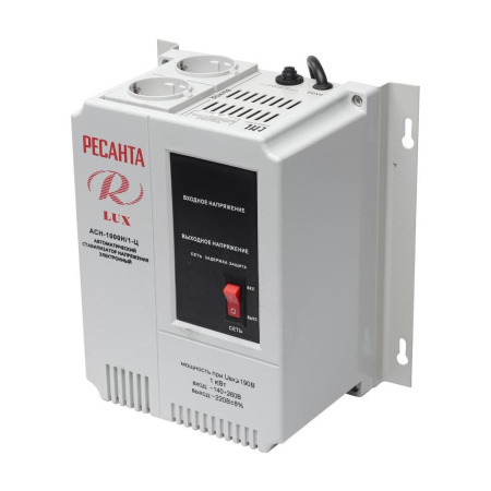Стабилизатор LUX РЕСАНТА АСН-1000Н/1-Ц, 63/6/14 купить за 4&nbsp;590 руб. в Новосибирске